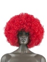Pruik Afro krullen rood