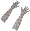 Handschoenen kant lang wit