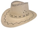 Cowboyhoed leerlintjes beige