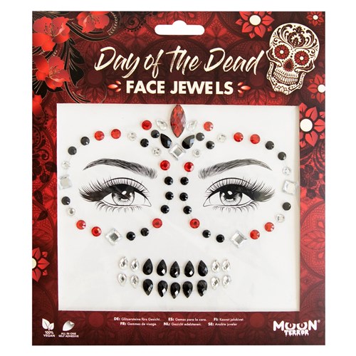 Face jewel Day of the Dead