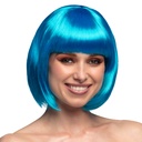 Pruik Carré turquoise