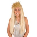 Pruik Punk lang blond