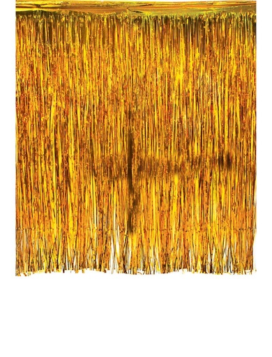 Foliegordijn goud 190 cm x 300 cm