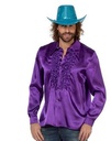 Discohemd paars