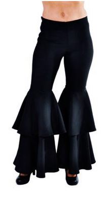 Discobroek dames zwart