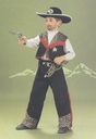Cowboy kid zwart luipaard