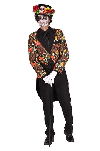 Dia de los Muertos heer zwart piet