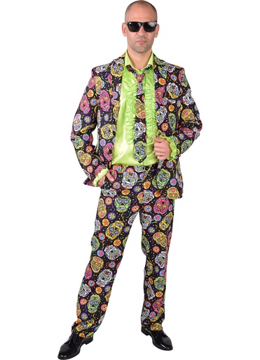 Dia de los Muertos heer zwart