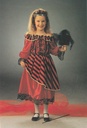 Piratenmeisje rood