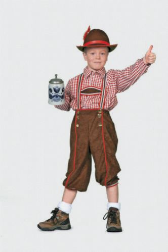 Oktoberfest kostuum jongen rood