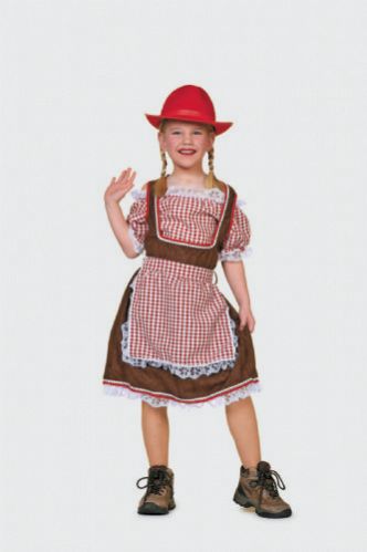 Oktoberfest kostuum Tirolermeisje rood