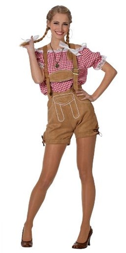 Tiroolse Dirndl broek en bloesje Dagmar