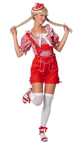 Tiroolse Dirndl broek met bloesje Elsje