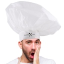 Koksmuts wit XL