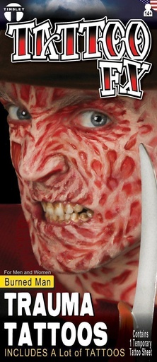 FX tattoo Burned Man